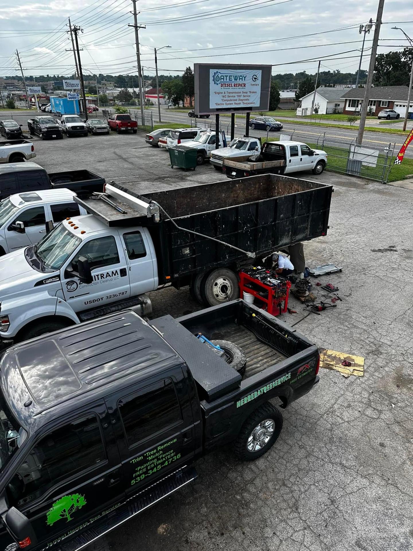 Gateway Diesel Repair diagnostic bay in Tulsa